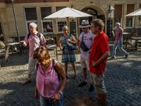 Sammeln für den Stadtrundgang  Sammeln für den Stadtrundgang : 2020.45 Jahre, Deutschland, Europa, Europe, Germany, Klassentreffen, Münster, Nordrhein-Westfalen