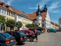 Mittag auf dem schönen Markt von Hildburghausen  Mittag auf dem schönen Markt von Hildburghausen