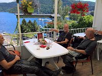 Pause im Yacht Club Rursee : 2018.Ardennen, Deutschland, Europa, Europe, Germany, Heimbach, MRD, Nordrhein-Westfalen