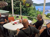 Pause im Yacht Club Rursee : 2018.Ardennen, Deutschland, Europa, Europe, Germany, Heimbach, MRD, Nordrhein-Westfalen