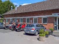 Pause im Yacht Club Rursee : 2018.Ardennen, Deutschland, Europa, Europe, Germany, Heimbach, MRD, Nordrhein-Westfalen