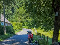 Abendpause in der Kasteelstraat an der Gulp-Brücke : 2018.Ardennen, Belgien, Europa, Europe, MRD, Vlaanderen, Voeren