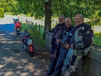 Abendpause in der Kasteelstraat an der Gulp-Brücke : 2018.Ardennen, Belgien, Europa, Europe, MRD, Vlaanderen, Voeren