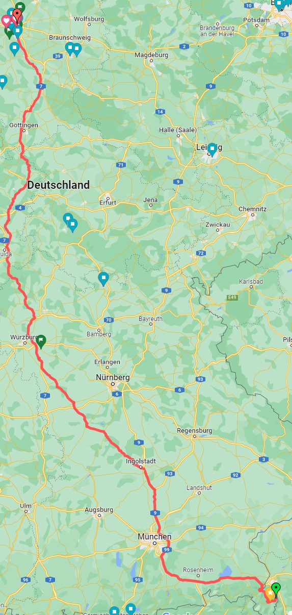 Berchtesgaden 2022 Rückreise